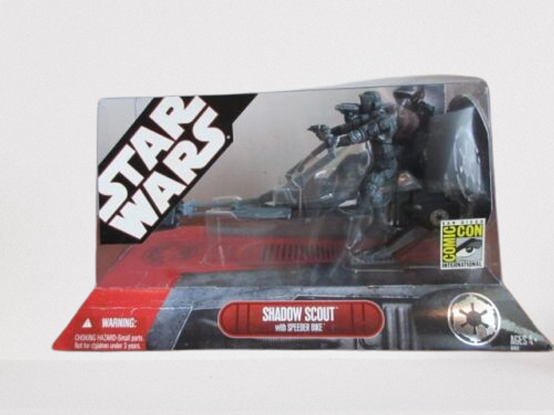 Hasbro Star Wars Saga Collection Shadow Scout with Speeder Bike SDCC  exclusive, 2007