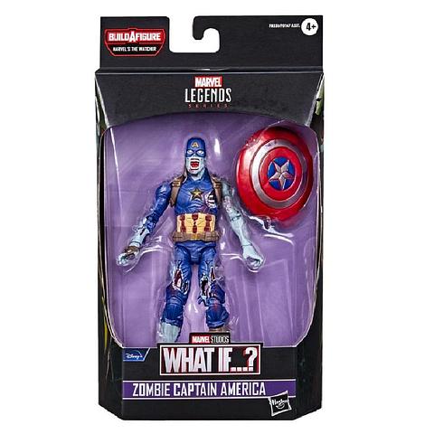 Marvel Legends Series 6-inch Scale Action Figure Toy Zombie Captain America, 2021