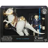 HASBRO Star Wars Black Series Blue Line Han Solo and Tauntaun 6 Inch Figures, 2014 Import