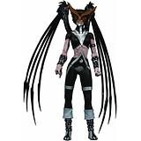 DC Direct Blackest Night: Series 6: Black Lantern Hawkgirl Action Figure, 2010 (LOOSE)